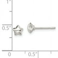 thumbnail image 2 of Beautiful Sterling Silver Star Post Earrings, 2 of 2
