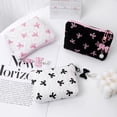 thumbnail image 4 of Bow Makeup Bag, Small Makeup Pouch Coin Purse Storage, Cute Puffy Cosmetic Pouch Toiletry Bag For Women, 4 of 7