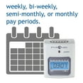 thumbnail image 5 of Pyramid Time Systems Small Business 2500 Time Clock Bundle, Unlimited Employees, Ivory, 5 of 7