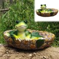 thumbnail image 2 of Kripyery Realistic Frog Sculpture - Vivid Expressions, Animal Frog Statue, Resin Craft Micro Landscape Ornament, Garden Supplies, 2 of 8