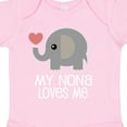 thumbnail image 4 of Inktastic My Nona Loves Me Grandchild Boys or Girls Baby Bodysuit, 4 of 5