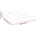 thumbnail image 2 of vidaXL Chair Cushion Outdoor Patio Pallet Seat Cushion Sofa Chair Pad Fabric, 2 of 9