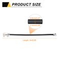 thumbnail image 2 of Uxcell 3 Pack RJ45 8P4C to RJ11 6P4C Adapter Converter Cable, RJ45 to RJ11 Adapter Telephone Handset Cord for Home, Office, 9.8ft, Black, 2 of 6