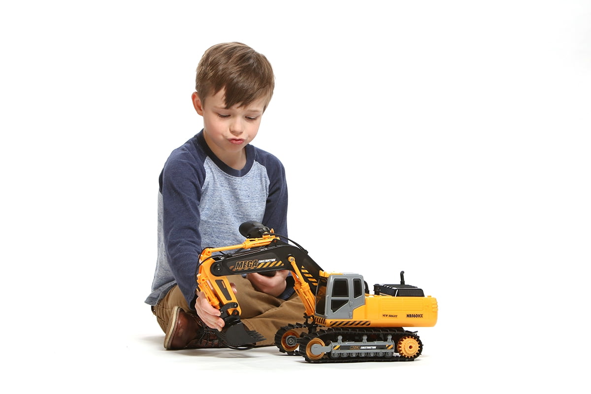 new bright excavator