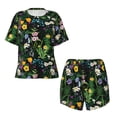 thumbnail image 4 of Lsque Chamomile Women's Short-Sleeved Pajama Set - 2 Piece Soft and Lightweight Sleepwear Set-Medium, 4 of 9