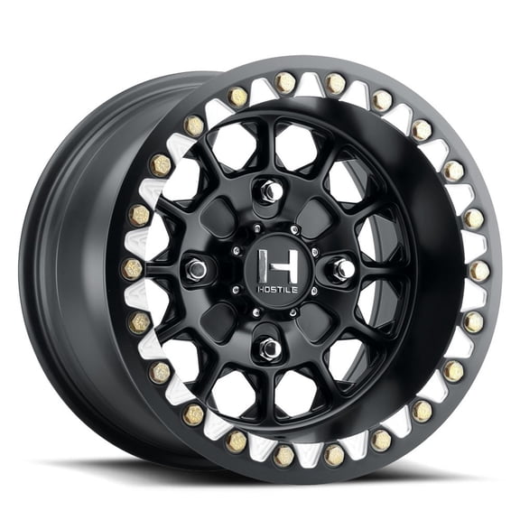 15x10 Hostile UTV H325 Pismo Asphalt (Satin Black) BEADLOCK Wheel 4x156 (0mm)