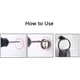 thumbnail image 5 of Toallero de acero inoxidable negro mate moderno para pared de baño, 5 of 5