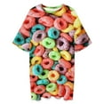 thumbnail image 3 of Fruit Loops Sleepshirts For Sleeping Travels Loose Sleepdress Pajama Dress Soft Nightdress Sleepwear, 3 of 7