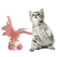 thumbnail image 1 of Cat Ball Toy Interactive Fake Feather Soft Cat Toy Cat Chew Toy Kitten Bell Toy, 1 of 10