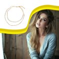 thumbnail image 4 of Sonducket Collar de perlas, collares con colgante de cadena larga a la moda, regalos de joyería portátiles para bodas, fiestas de cumpleaños, trabajo Ropa, zapatos y accesorios Miscelánea Sonducket AP015179-00, 4 of 6