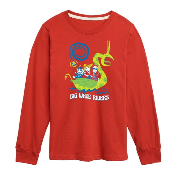 The Nightmare Before Christmas - Big Wave Riders - Toddler And Youth Long Sleeve Graphic T-Shirt