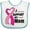 White and Blue, variant on Inktastic Breast Cancer Awareness I Support My Mom with Pink Ribbon Boys or Girls Baby Bib