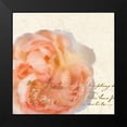 thumbnail image 2 of Kimberly, Allen 20x20 Black Modern Framed Museum Art Print Titled - Spring Blooming Peach, 2 of 5