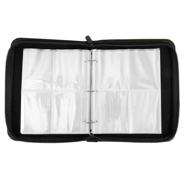 Binder For Trading Cards Trading Cards Binder With Sleeves Black For Card Collecting 1Set