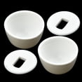 thumbnail image 3 of 2 Pair Plastic Bolt Cover Toilet Anchor Screw Cap for Home Replacement Toilet Bolt Caps, 3 of 7