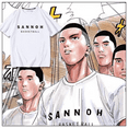 thumbnail image 4 of Eiji Sawakita Anime T-shirt Slam Dunk Manga Graphic Printed Oversize Men Cotton Short Sleeve Tee Women Top Summer Couple Clothes, 4 of 4