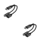 thumbnail image 2 of Kearding 2 en 1 USB C Splitter Auriculares AUX Cable de audio para tipo C a 3 .5 mm Adaptador de audio de carga Adaptador de auriculares Negro 2Conjunto, 2 of 6