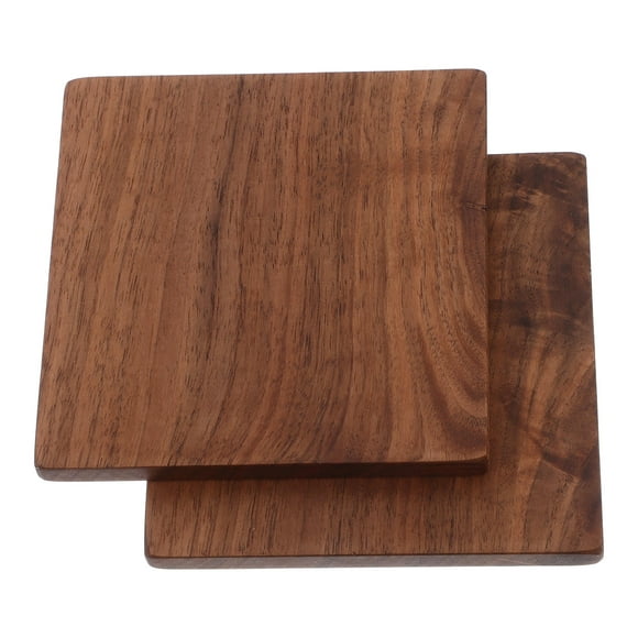 unbranded 2pcs Wood Plank Unfinished Wooden Blocks Hardwood for Crafting Projects