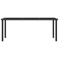 thumbnail image 2 of vidaXL 7 Piece Garden Dining Set Poly Rattan Black, 2 of 5
