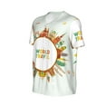 thumbnail image 2 of Balery World Travel3 Baseball Jersey for Men Casual Button Down Shirts Short Sleeve Active Team Sports Uniform-3X-Large, 2 of 9