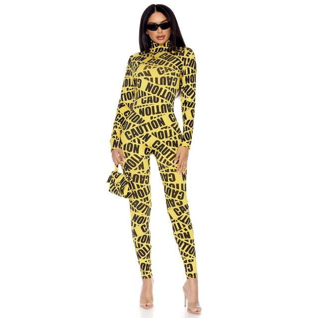 Costume Aguichant pour Femmes avec Ruban de Précaution