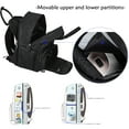 thumbnail image 2 of Diaper Bag Breast Pump Backpack - Double Layer for Mother with Insulation Bag Black, 2 of 7