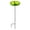 Green, variant on Achla Designs 14 In Hand Blown Crackle Glass Birdbath w/ Stake, Red