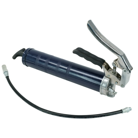 Pistol Grip Grease Gun, 5000 PSI, 18" Hose, Capacity, 16oz Bulk/ 14oz Cartridge
