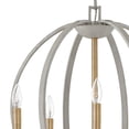 thumbnail image 4 of 3466CG Hinkley Lighting Euclid - 6 Light Medium Orb Chandelier in Transitional-Modern Style - 21.25 Inches Wide by 25.75 Inches High-Cement Gray, 4 of 13