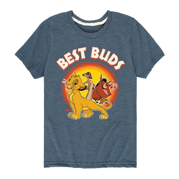 The Lion King - Simba, Pumbaa, & Timon Best Buds - Toddler & Youth Short Sleeve Graphic T-Shirt