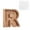 R, variant on Thsue Wood Alphabet Piggy Bank, Custom 26 English Letters Bank Money Box, Personalized Transparent Money Saving Box, DIY Creative Gift for Kids