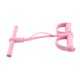 thumbnail image 1 of M Buder Cuerda de Tensión Elástica de 4 Tubos para Entrenamiento de Abdominales, Banda de Resistencia de Pedal para Estiramientos de Yoga y Ejercicio Físico, Color Rosa (28 cm / 11 inches), 1 of 9