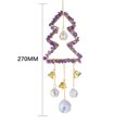 thumbnail image 1 of Atrapaluz de cristal colgante de prismas de campana de árbol de Navidad para el dormitorio del hogar (B) Ehuebsd Libre de BPA, 1 of 8