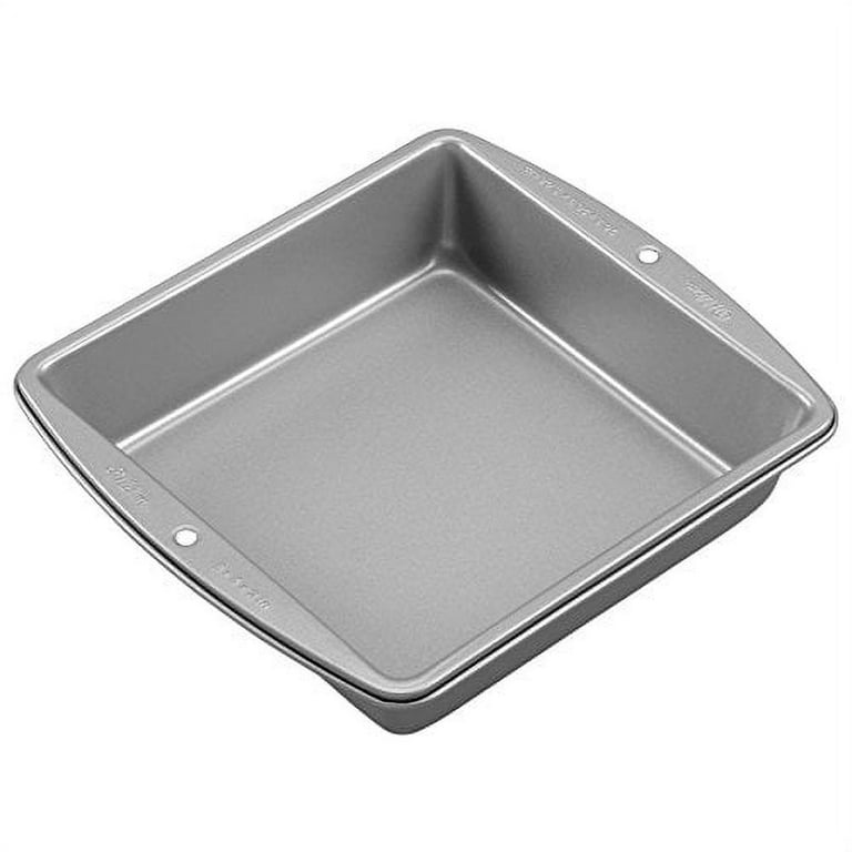 Zyliss 8-Inch Nonstick Square Cake Pan with Removable Base