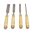 thumbnail image 1 of Juego Cincel Formon Gubia Carpintero Tallado Madera 4pzs, 1 of 2