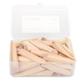 thumbnail image 1 of Inclined Hole Plug, Exquisite Lightweight Screws Plugs Kit, Precise Workmanship 50Pcs for Pocket Hole Wooden Pocket Hole Inclined Hole Various Oblique Holes, 1 of 8