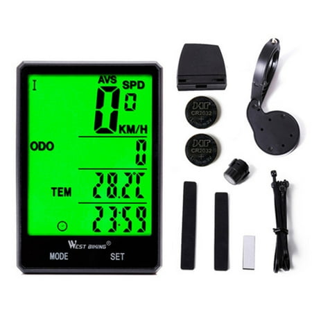 

TINYSOME W1re1ess Bike Speedometer Rechargeable Cycling Computer MTB IPX6 Waterproof Odometer LCD Automatic Backlight Display