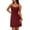 #25226 Wine, variant on Aloohaidyvio Womens Summer Sleeveless Mini Dress 2025 Sexy Backless Spaghetti Strap Party Club Bodycon Dresses
