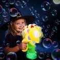thumbnail image 3 of Máquina de burbujas Vodolo con forma de flor de siete colores con luces para niños de 4 a 8 años, 3 of 6
