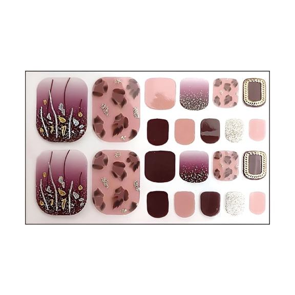 RAGUPEL 2026 New the Summer I Turned Pretty Makeup, Gel Nail Stickers, Nail Stickers for Nail Art, Gel Nail Stickers with Uv Light, Nail Patch for Home, Salon, Party, Daily