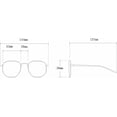 thumbnail image 4 of Lunettes de Soleil Rétro pour Hommes et Femmes, Photo de Rue, Vacances en Plein Air (Couleur : D, Taille : 1), 4 of 4