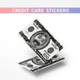 thumbnail image 4 of Morty 100 Dollar Bill Credit Card Sticker, Bank Card Skin Cover,Personalized Stocking Stuffers Gift 4 Pack, 4 of 12