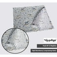 thumbnail image 3 of Vargottam Designer Cotton Canvas Napkins - Set of 12, 20-Inch, Blue Stripe Print, Durable & Absorbent Cloth Napkins for Dining, Parties, and Home Decor - Machine Washable, 3 of 7
