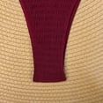 thumbnail image 6 of vigerkar Women's Triangle Bikini Set Sexy Tie Side Swimsuit Two Piece Bathing Suit (Wine, L), 6 of 9