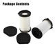 thumbnail image 1 of 2 Pack Filters For Cecotec Conga Thunderbrush 520 Handle Vacuum Cleaner Household Cleaning Tools Accessories Spare Filter, 1 of 5