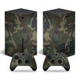 thumbnail image 1 of Skin Sticker Camouflage Design Protective Vinyl Wrap Cover Full Set Compatible with X-box Series X Console and 2 Controllers SeriesX-0598, 1 of 6