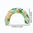 thumbnail image 3 of Miwamany Thick Inflatable Half Arc Fruit Swim Float, C Shape Water Tube Ring for Pool Lake Beach, Soft Buoyant Summer Pool Floatie for Teens Adults Kids Outdoor Water Floating Gear (29.5x19.7in), 3 of 6