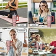 thumbnail image 7 of Red Christmas Pattern Tumbler with Handle and Lid,40oz Double Wall Vacuum Insulated Tumbler,Cups Gift for Women and Men, 7 of 7