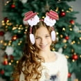 thumbnail image 1 of CYC Christmas Ear Reindeer And Snowman Earmuffs Ear Warmers For Holiday Parties Sweater Party Accessory, 1 of 3