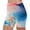 Multicolor 2, variant on BRGZLK Womens Workout Leggings Shorts Elastic Half Shorts Fashion Tie-Dye Breathable Comfortable Yoga Pants Multicolor L